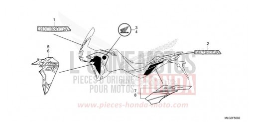 MARKE/STREIFEN (3) CRF1100A2N de 2022